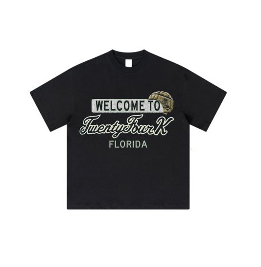 "Welcome To 24K" Heavyweight Tee