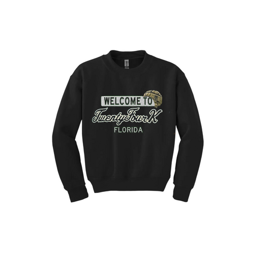 "Welcome To 24K" Youth Crewneck