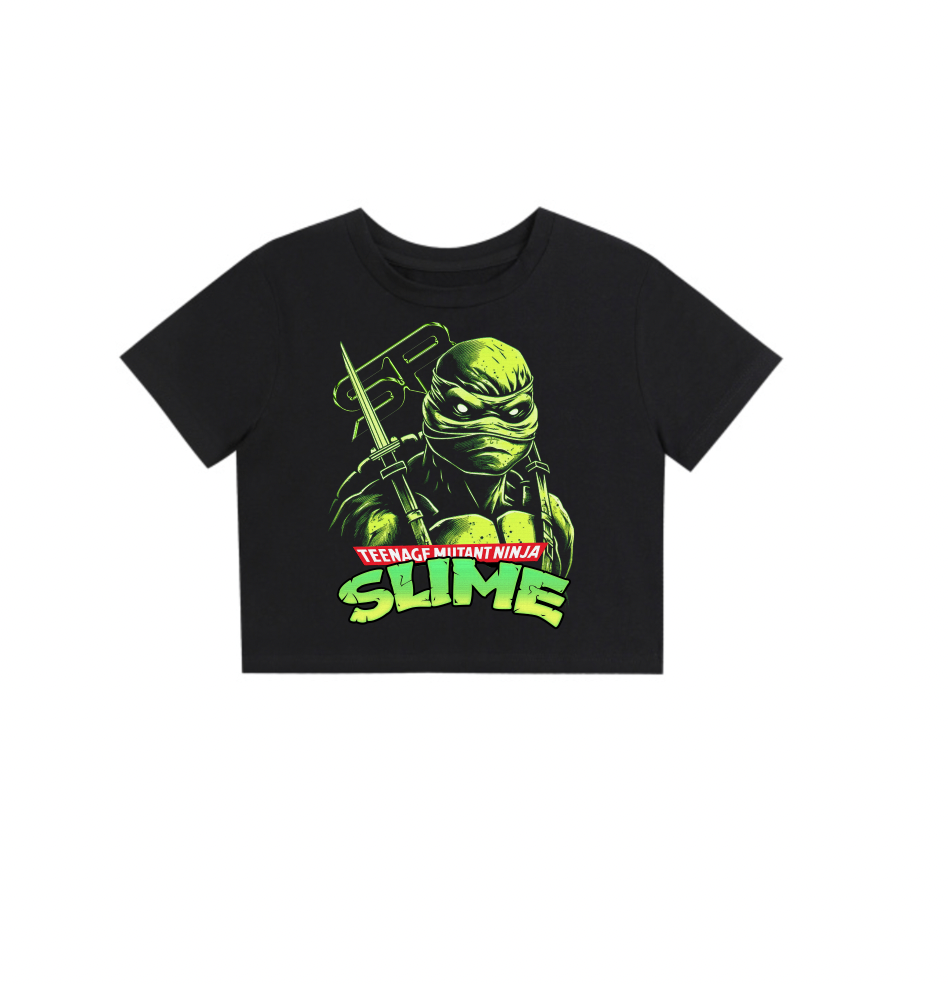 TEENAGE SLIME WOMENS CROP TOP