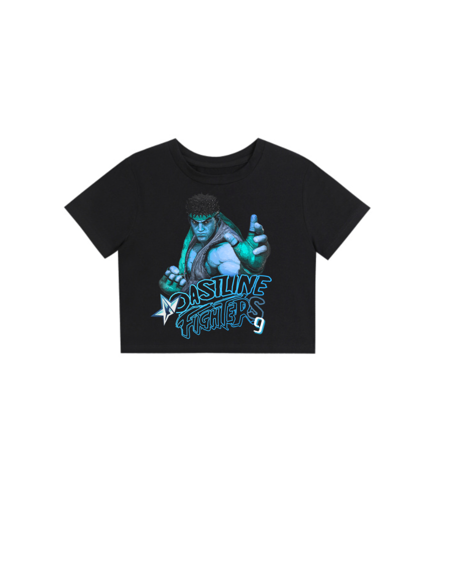 COASTLINE FIGHTER WOMENS CROP TOP