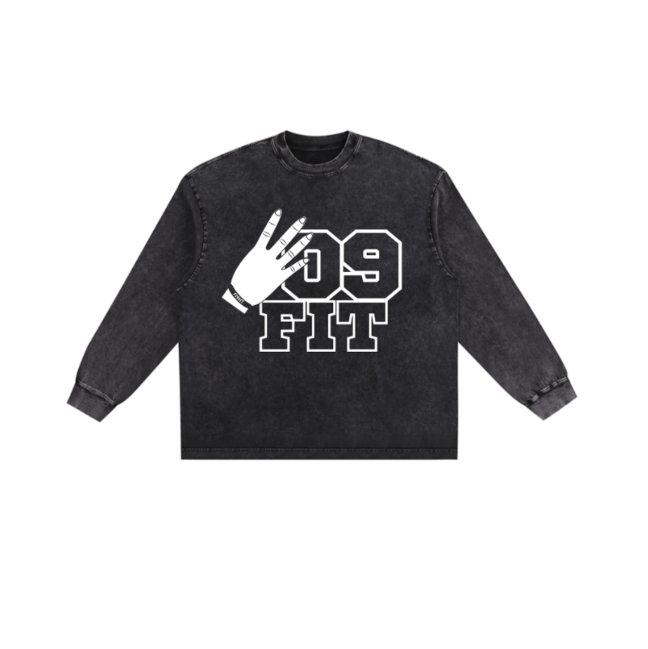 409 FIT ACID WASH LONG SLEEVE