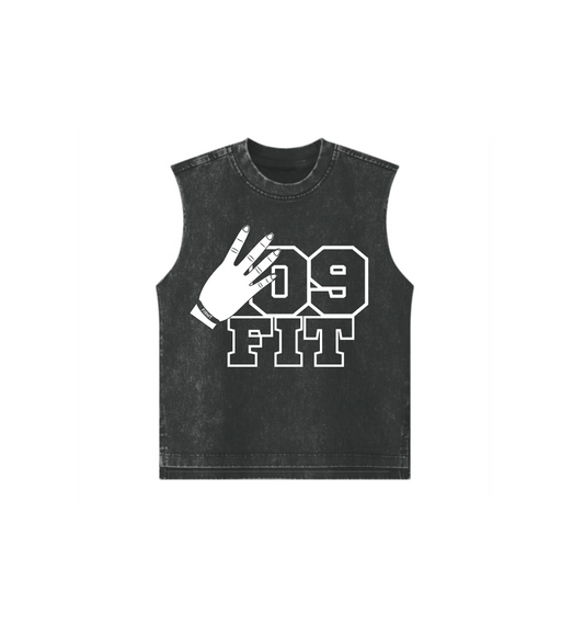 409 FIT ACID WASH YOUTH SLEEVELESS TEE