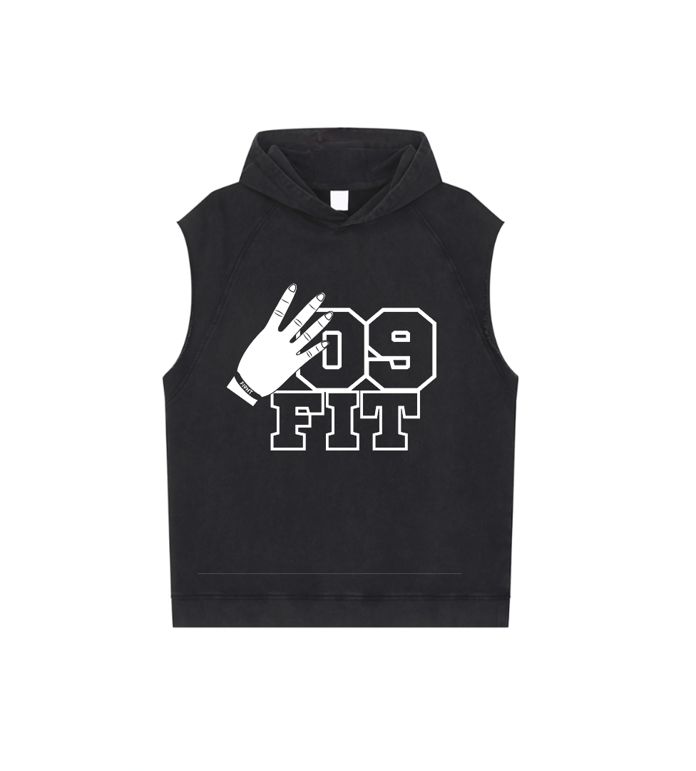 409 FIT SLEEVELESS MENS HOODIE