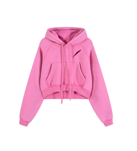 Acid Wash Womens Heavyweight Hoodie