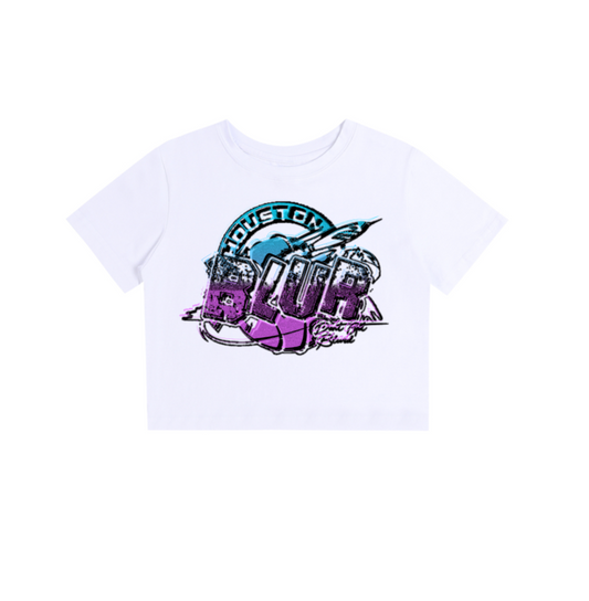 BLUR ROCKET WOMENS CROP TOP