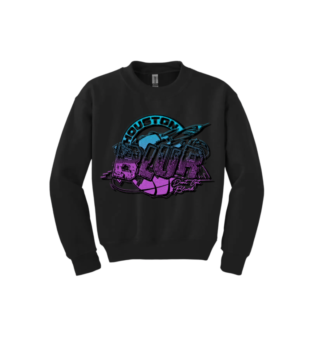 BLUR ROCKET YOUTH CREWNECK