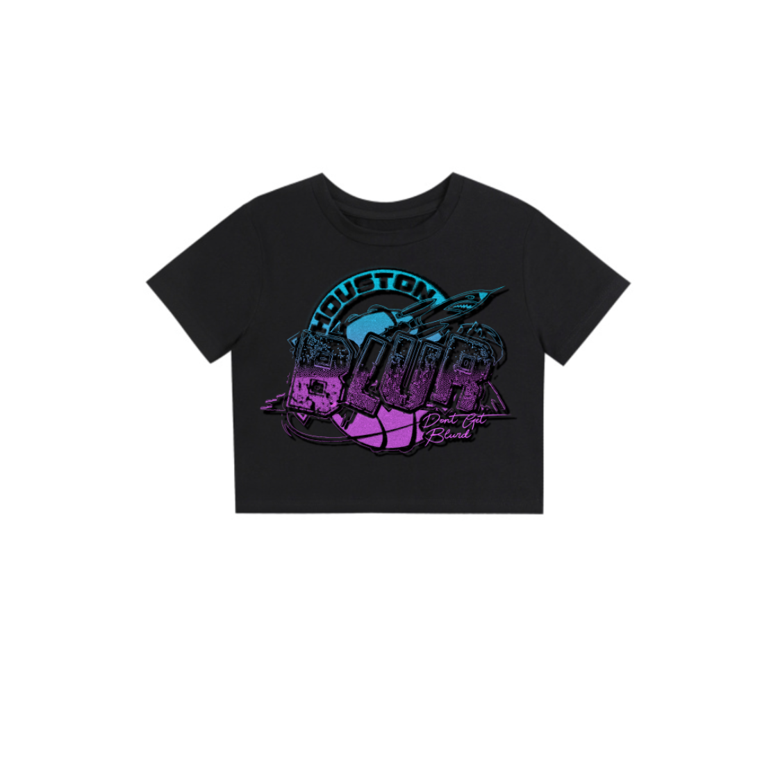 BLUR ROCKET WOMENS CROP TOP