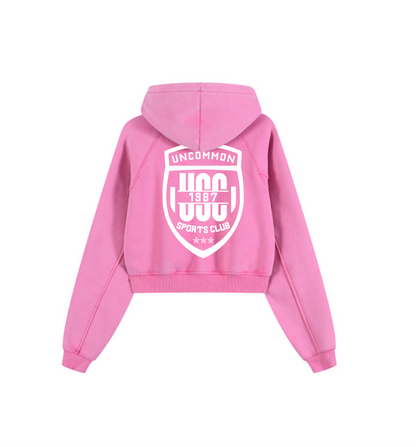 UNCOMMON SPORTS CLUB WOMENS CROP HOODIE