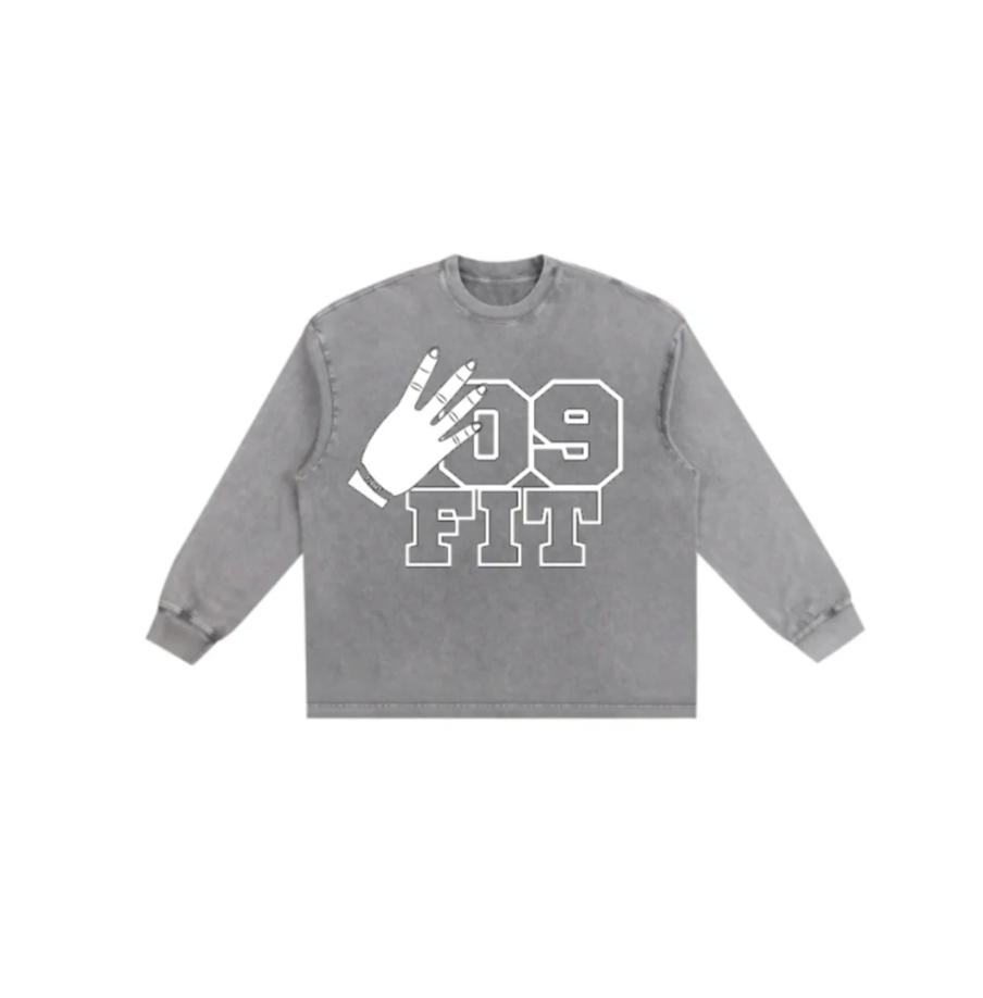 409 FIT ACID WASH LONG SLEEVE