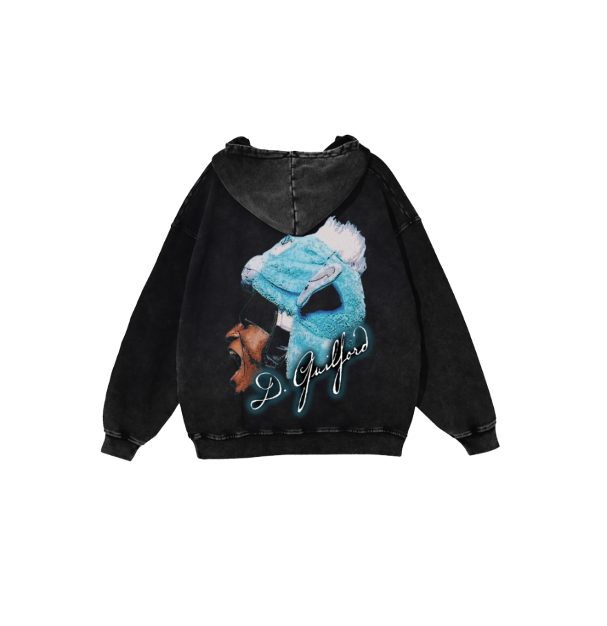 DA TROLL (Duran Guilford) ACID WASH HOODIE **LIMITED EDITION**