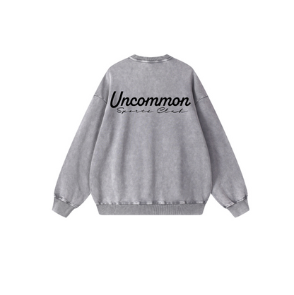 UNCOMMON SPORTS CLUB STONE WASH CREWNECK